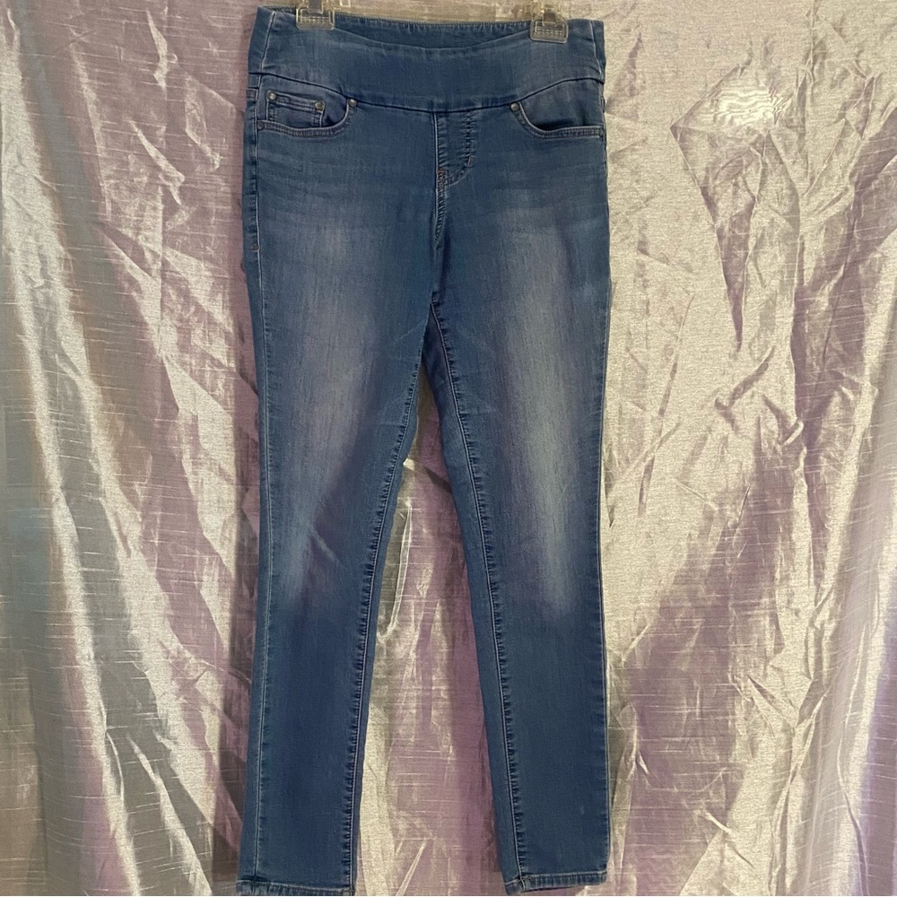 Jag jeggings SZ 4, GUC, High rise skinny Western Glove Works light wash soft